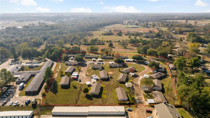 Situated in the charming town of Winnsboro, Texas, this property presents a unique opportunity with 19 duplexes, offering a total of 38 individual units. Each unit includes two bedrooms and one bathroom, designed for comfortable and practical living. The complex also features a shared common area with a kitchen, perfect for gatherings or community use, along with an on-site office in the same building to streamline management and operations. Conveniently located near schools, shops, and local amenities, this multi-unit property blends small-town appeal with excellent rental potential, making it an attractive option for investors seeking steady income and long-term value.