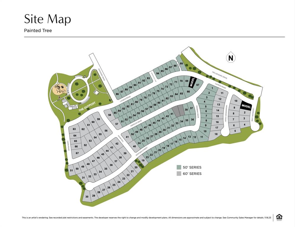 Painted Tree Lakeside South 50s - Residential