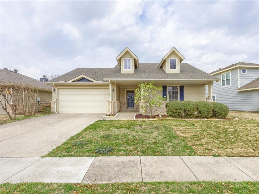 Discover your perfect retreat in this beautifully upgraded 3-bedroom, 2-bathroom sanctuary, complete with a spacious 2-car garage. Nestled in a charming McKinney neighborhood, this home boasts exquisite updates throughout, ensuring modern comfort and style.

Step inside to be greeted by an open and airy ambiance, enhanced by fresh paint and the removal of all popcorn ceilings. Luxury vinyl plank flooring flows seamlessly throughout the entire home, creating a cohesive and elegant look. The entryway features delightful shiplap accents and a built-in mud bench that combines style with practicality. The new storm door not only enhances curb appeal but also lets natural light cascade into the home.

The kitchen and living areas are adorned with stylish new ceiling fans and lighting fixtures, elevating the home's modern aesthetic. Both bathrooms have been meticulously updated, featuring brand-new decorative flooring, new vanities, and toilets, and a fresh frameless shower in the primary bathroom offers a spa-like experience right at home.

Exterior upgrades include all-new paint, a charming front porch perfect for leisurely evenings, and a board-on-board privacy fence in the backyard for added seclusion. The freshly landscaped yard, complete with newly laid sod, provides lush greenery for outdoor enjoyment. A new garage door opener installed in 2023 and a new roof from 2019 ensure peace of mind and lower maintenance.

Practical enhancements include a new HVAC system from 2021, new attic insulation completed in 2025, sealed attic, and cleaned AC ductwork, making this home energy-efficient and ready for any season.

This stunningly renovated home is a true gem, ready to provide comfort and joy. Come and experience the blend of luxury and warmth that this McKinney residence offers.