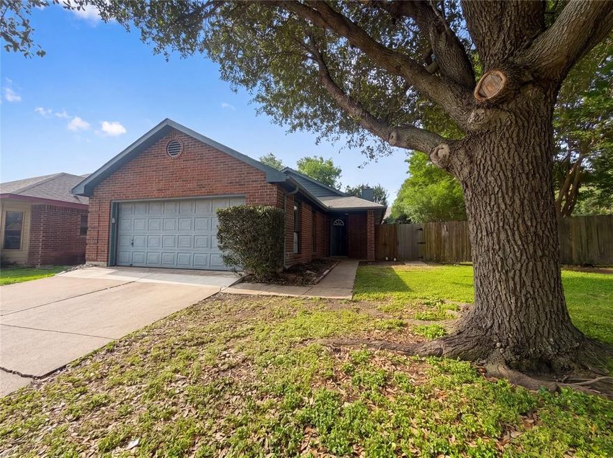Step into 3628 Riverhead Dr, a residence recently enhanced with fresh interior paint and new flooring throughout the home. The living area features a fireplace, complemented by the kitchen's new all stainless steel appliances. An outdoor patio extends to a fully fenced in backyard, ready for use. This home blends modern updates with  outdoor enjoyment. Home comes with a 100-Day Home Warranty and a 7-Day Home Test Drive to move in 7 days early for free