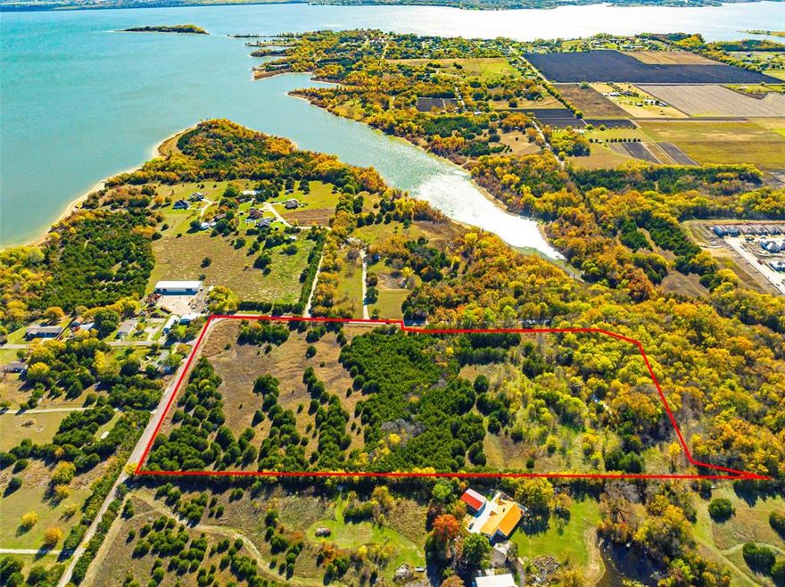 Prime opportunity to build your dream home or develop into homesites, RV Park, Storage and more near Lake Lavon! Located outside of the Princeton city limits means no city taxes.  There is a small, older structure on the property that will need to be removed by buyer.  New survey just completed showing flowage easement for Army Corp of Engineers property on west side.  The possibilities are endless on this one!