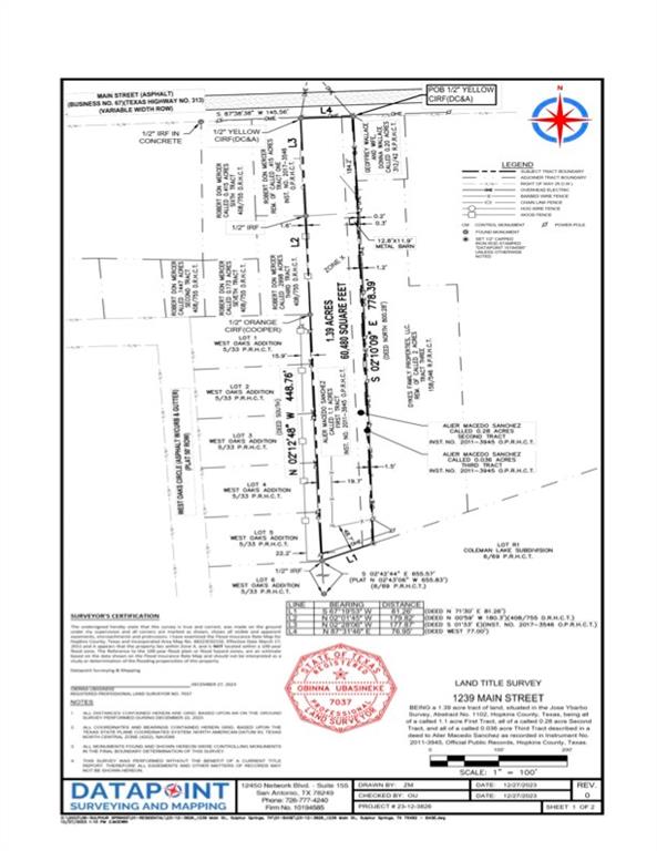 West Oaks Add - Land