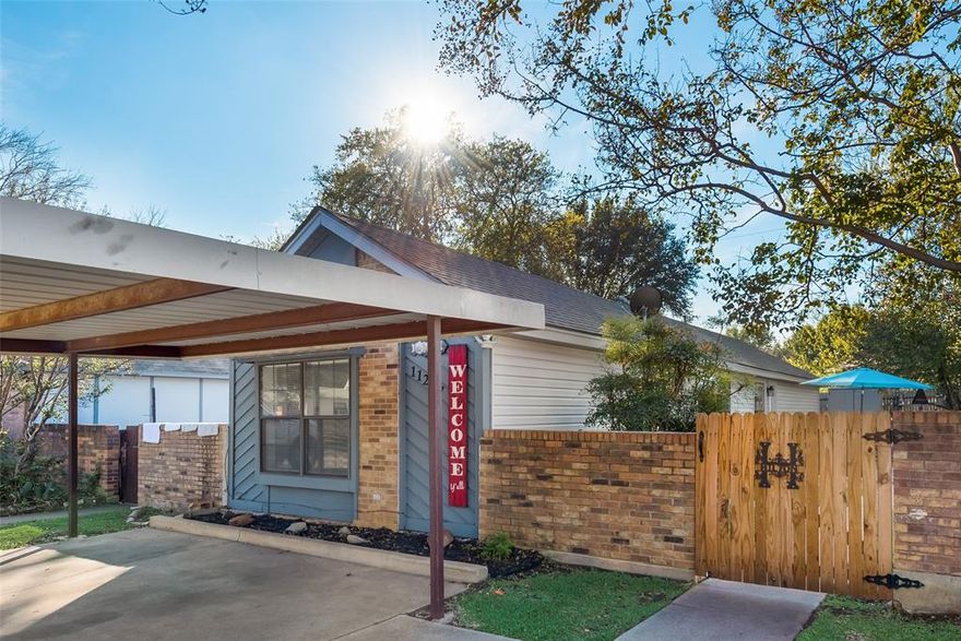 MULTIPLE OFFERS, HIGHEST AND BEST BY 5:00 MONDAY 11-15.
Take a look at this Adorable Cottage Home! This 2 bedroom, 2 bath home is located in the desired Keller ISD. Large living open to the kitchen. Perfect for first time homebuyers. This one is too cute to pass up!