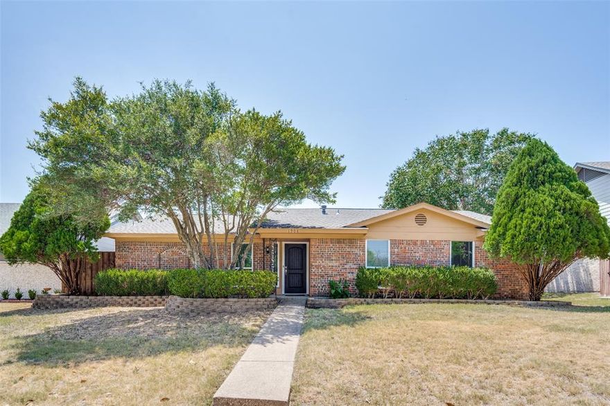 Beautiful Completely Remodeled Home in Very Desirable and Award Winning Richardson School District. Great Location with Easy Access to George Bush Turnpike, 75, I-30 & 635. Welcome to this stunning 3 bedroom, 2 bathroom house that has been beautifully updated and meticulously maintained. This charming home features a renovated kitchen with sleek new appliances, brand new granite counters,  stainless steel appliances, stainless steel sink, gray subway tile backsplash, and pantry. The spacious living room and dining area are perfect for entertaining guests or spending quality time with family. Both bathrooms are updated and ready for your daily life. Showers renovated with porcelain and subway tile. 25 year vinyl wood flooring throughout much of the house. Freshly painted. New light fixtures and ceiling fans. New exterior door and all windows are NEW!!! Great Opportunity, Move-In Ready!