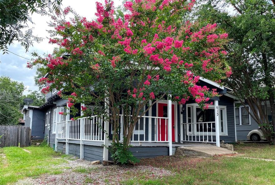 Charming 1918 Craftsman Style Home with Modern Updates and Inviting Outdoor Spaces.  Step into the perfect blend of historic charm and modern comfort with this beautiful 1918 Craftsman style home. With three spacious bedrooms, a fourth smaller room perfect for an office or cozy retreat, and two remodeled bathrooms, this home offers a thoughtful layout that balances vintage character with practical updates. The living room is a true gathering space, featuring a classic wood-burning fireplace and a large picture window that fills the room with natural light, creating a warm and inviting atmosphere for relaxing evenings or entertaining friends. One of the bedrooms features elegant French doors opening directly onto the large, covered front porch, seamlessly connecting indoor and outdoor living. Enjoy quiet mornings or evenings on your expansive front porch, or retreat to your low-maintenance yard — perfect for outdoor enjoyment without the hassle. Major updates include a leveled foundation (Dec 2024) with transferable warranty, giving you peace of mind for years to come. This home is a rare find in Mineral Wells — full of history, character, and thoughtful updates — ready for its next chapter with a family who will love it as much as its original owners did.