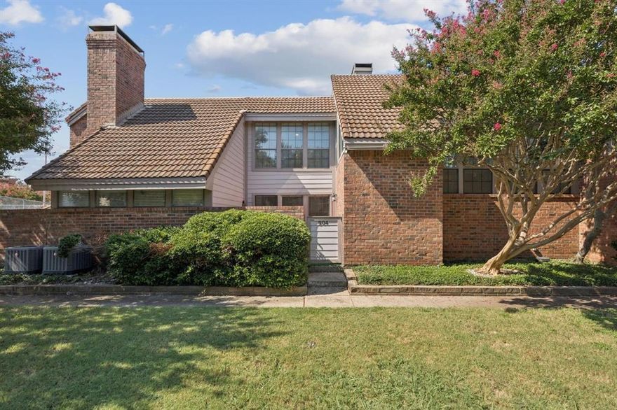 Move-in ready 2 bedroom, 2.5 bath home with a smart and spacious floor plan each bedroom has its own private full bath, plus a convenient half bath downstairs for guests. Recently updated throughout with brand-new wood flooring, modern light fixtures, and fresh finishes. The kitchen and bathrooms feature sleek granite countertops for a contemporary touch. Additional features include:Private, fenced-in patio, Full-size washer-dryer connections, Attached carport in the back and assigned front parking, Community pool and tennis court, Unbeatable location with quick access to the Dallas North Tollway, George Bush Turnpike, and just minutes to shopping, dining, and entertainment in Addison and Plano.