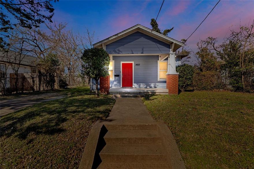 ***Lender Incentive Available: Below 6% Rate, $5250 Down Payment, No Mortgage Insurance! Call listing agent for details*** This minimalist traditional home with modern updates offers a great opportunity in a growing Dallas location near Fair Park, Downtown, and Deep Ellum. With major updates already completed, including new PVC plumbing and updated electric system, this home provides peace of mind for a first-time buyer and strong fundamentals for an investor. HVAC, roof, and water heater are only 3 years old. 

Inside, the layout is practical and inviting. The updated kitchen and bathroom finishes add a clean, modern feel, while the living space is comfortable and easy to maintain. The generous backyard with storage shed creates additional value, whether for entertaining, relaxing, or hosting guests.

This property offers flexibility to fit different goals. It works well as a primary residence, a long-term rental, a short-term rental, or corporate rental option such as VRBO. Surrounded by ongoing renovations and new development, this home is well positioned for both immediate use and long-term appreciation.