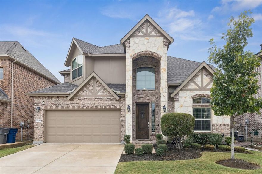 NORTH-FACING beauty in the desirable Frisco Hills community, located within the acclaimed Frisco ISD. Built in 2020, this elegant two-story home offers approximately 3,305 sq. ft. of modern living space featuring a charming stone and brick exterior with high-quality finishes throughout. The open-concept layout includes a spacious family room with a cozy fireplace that flows seamlessly into the gourmet kitchen and dining area—perfect for entertaining family and friends. Upstairs, the generous primary suite offers a spa-inspired bath and large walk-in closet, while additional bedrooms provide flexibility for guests or a home office. Enjoy low-maintenance landscaping and an attached garage in a community known for its amenities, convenience, and top-rated schools.

ACCEPTING HOUSING VOUCHERS! Don’t miss your opportunity to make this beautiful home yours—schedule your tour today! THIS IS AN OWNER-OCCUPIED HOME. PLEASE SCHEDULE APPOINTMENTS AND PROVIDE A SPECIFIC SHOWING TIME AT LEAST 24 HOURS IN ADVANCE. SHOWINGS ARE AVAILABLE MONDAY THROUGH FRIDAY FROM 5:00 PM TO 7:00 PM. MOVE-IN DATE AVAILABLE STARTING DECEMBER 1.