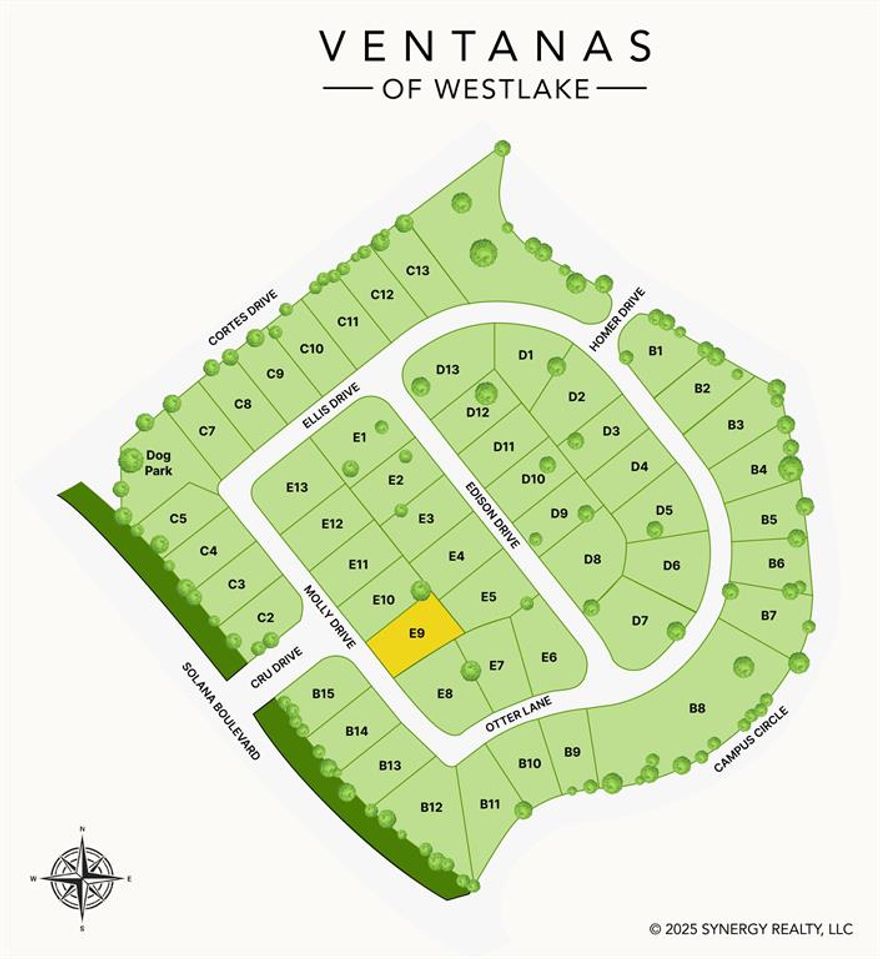 Discover Ventantas, Westlake's newest exclusive 24 hour gated community! Build your Dream Home on this amazing .177 acre lot.! This premier residential enclave, strategically positioned at the corner of Solana Boulevard and Campus Circle, encompasses 15.3 acres and will feature 51 luxury homes. The community is thoughtfully designed with contemporary architecture similar to the distinguished Knolls of Solana which creates a current and modern neighborhood aesthetic. This new and gated development is adjacent to the acclaimed Entrada community. Residents will enjoy easy access to Entrada amenities including public nature spaces, a charming chapel, canal with water features, and a dedicated dog park. Residents can take a lovely stroll to neighboring Starbucks, other spa service venues and retail stores nearby! Future plans for the development include bringing upscale dining and a boutique hotel into Entrada. Ventana's requires a minimum home size of 3,600 square feet. Children can attend the prestigious Westlake Academy, offering an exceptional International Baccalaureate educational experience.