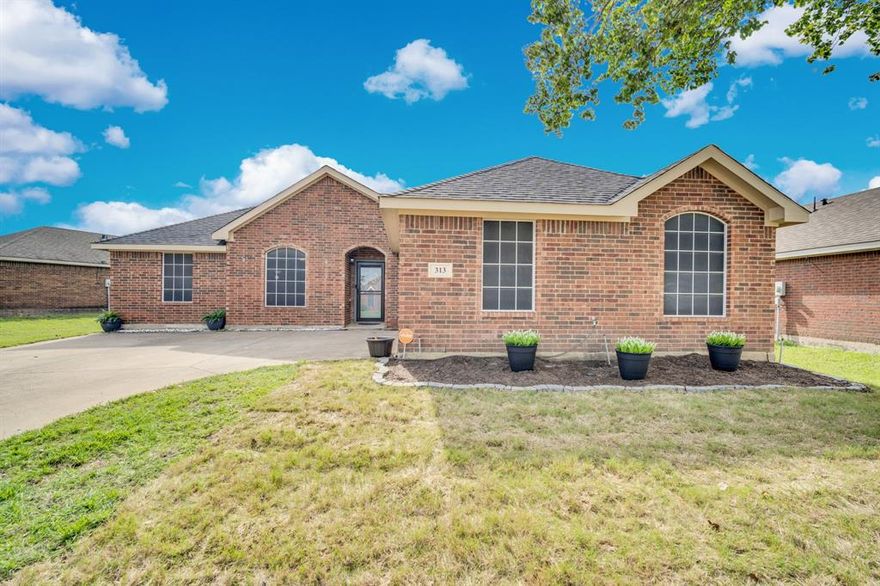 **OPEN HOUSE SAT MAY 2 2P-4P**MULTIPLE OFFERS DUE BY FRIDAY MAY 1 6PM* This home is in the established subdivision of Fox Hollow in Red Oak. This location is near freeways, schools, shopping and dining. This open concept, split bedroom arrangement home has 3 bedrooms-2 bathrooms-office-2 car garage. Buyers will reap the new roof benefits that just got replaced this week, new water heater in 2026 and HVAC was last serviced, cleaned and sanitized in 11-2025 and has been maintained 2x annually.  Home is at the dead end street and has a generous sized backyard that has trees for neighbors and firepit for stargazing.