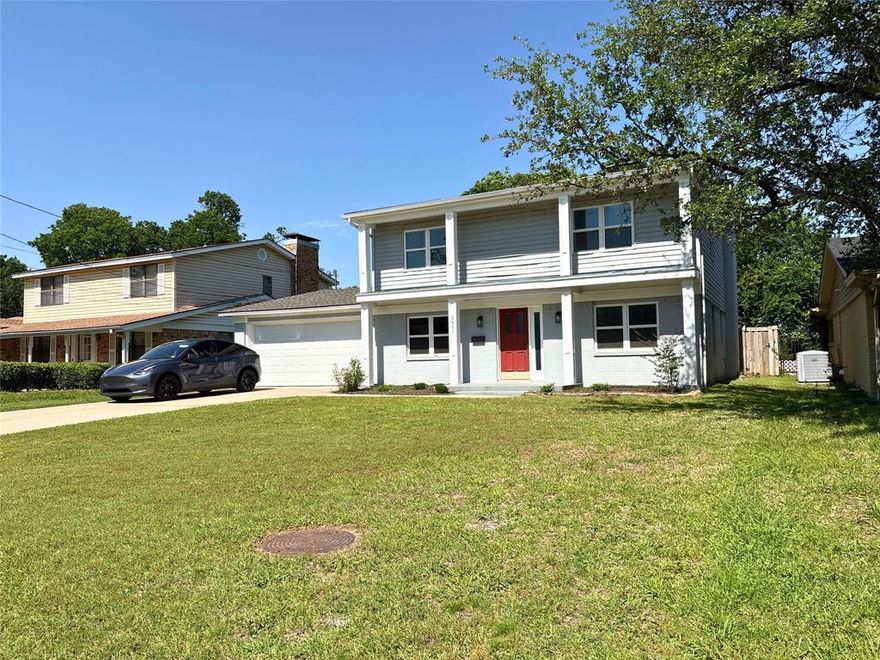 Back on the market with even more improvements! 4-bed, 3-bath home with TONS of storage located just blocks from the all new Fairview Elementary and park in NW Sherman. This 2,272 sf 2 story home offers two living areas and a flexible layout with a 4th bedroom or home office on the first floor. Enjoy a modern renovated kitchen with granite counters, stainless appliances, and a raised bar that opens to the dining area and room with fireplace—overlooking the fenced yard with covered patio. Upstairs are two bedrooms with shared hall bath and a spacious primary suite with dual closets, built-ins, and private en-suite bath. Major 2025 updates: NEW roof, HVAC, water heater, garbage disposal, garage door with opener, flooring, paint, trim, and lighting. Other recent improvements include complete kitchen remodel, foundation repair (with warranty), and new driveway. Attached 2-car garage and fast access to Highways 75 and 82, shopping, restaurants, parks, and schools.