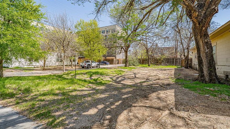 Incredible opportunity to buy a lot in the thriving Near Southside Urban Design District in Fort Worth, TX. This property is surrounded by new apartment complexes, renovated buildings, the main hospital district minutes from downtown. After speaking with The City of  Fort Worth regarding the usage regarding this lot, this is what they confirmed: 

1201 Washington Ave. is zoned as NS-T4N and is located in Near Southside Urban Design District. This property is held to the Near Southside Design Guidelines. All changes to the exterior of this property, including new construction, require a Certificate of Appropriateness (COA) before obtaining permits or beginning work. 

You can apply for a COA online though Accela Citizen Access using the attached instructions. Please include all plans, drawings, proposed materials, and current photos of the property. I have also attached the UDC COA checklist for further direction.

The table of allowed uses you requested is attached to this email and can be found in the Form-Based Code District Use Table for the NS-T4N zoning district. In addition, the Near Southside City Ordinance (also attached) provides further guidance on permitted and conditional uses at this address.

If you require waivers from the Design Guidelines you will need to go through the Urban Design Commission for approval.