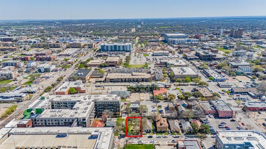 Incredible opportunity to buy a lot in the thriving Near Southside Urban Design District in Fort Worth, TX. This property is surrounded by new apartment complexes, renovated buildings, the main hospital district minutes from downtown. After speaking with The City of  Fort Worth regarding the usage regarding this lot, this is what they confirmed: 

1201 Washington Ave. is zoned as NS-T4N and is located in Near Southside Urban Design District. This property is held to the Near Southside Design Guidelines. All changes to the exterior of this property, including new construction, require a Certificate of Appropriateness (COA) before obtaining permits or beginning work. 

You can apply for a COA online though Accela Citizen Access using the attached instructions. Please include all plans, drawings, proposed materials, and current photos of the property. I have also attached the UDC COA checklist for further direction.

The table of allowed uses you requested is attached to this email and can be found in the Form-Based Code District Use Table for the NS-T4N zoning district. In addition, the Near Southside City Ordinance (also attached) provides further guidance on permitted and conditional uses at this address.

If you require waivers from the Design Guidelines you will need to go through the Urban Design Commission for approval.