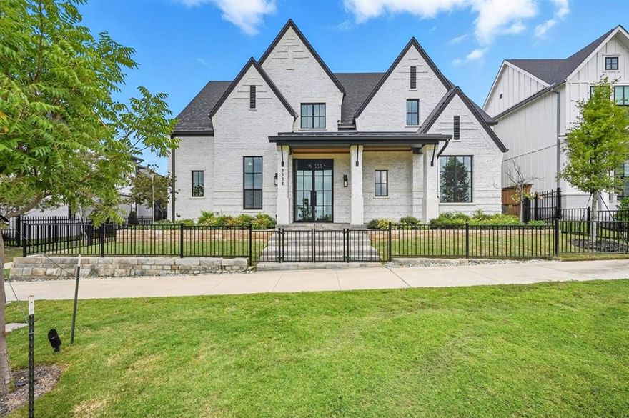 MLS# 21016352 - Built by Huntington Homes - September completion! ~ View of the PGA golf course from the front porch! White brick, black windows & sliders for a modern look. Dbl glass doors invite you into the great room w 22ft beamed ceilings, luxury lighting, Quartzite slab fireplace surround & gourmet kitchen w wine towers, Wolf 48 in range, 48in Subzero fridge w cabinet panels, Quartzite 10ft island w waterfall edges and integrated sink. Prep kitchen has 2nd Subzero fridge, 2nd dw, sink & icemaker & ample storage space. Primary bed & spa bath w huge shower, freestanding tub, marble tile walls & custom lighting, mirrors along w custom closet built-ins. Upstairs game, card room w wetbar, media room are perfect entertaining spaces. All en suite bedrooms w showers. Separate casita w full bath is ideal for visiting guests or in law suite. Outdoor living has pavers, cedar plank ceiling w fans, outdoor kitchen w Wolf grill, sink and fridge, fireplace. Luxury touches throughout make this a one of a kind executive home! Wont last!