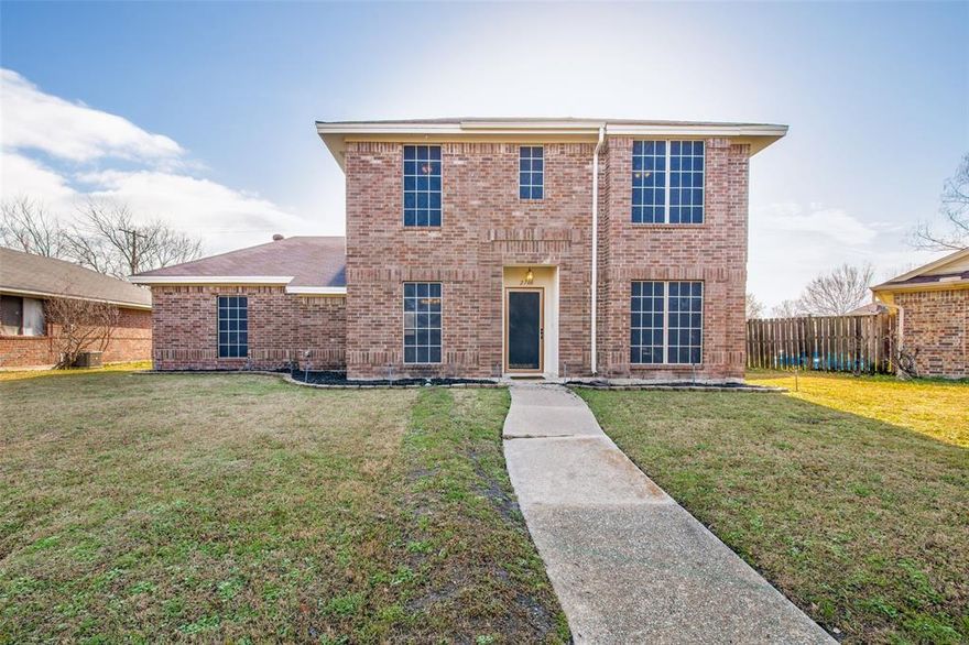 Back on the market!! Great opportunity to own this wonderful 2 story home in Rowlett! The home features 4 bedrooms, 2 full baths, an updated kitchen that opens up into the large living room, plus new flooring and paint throughout! The spacious backyard is perfect for entertaining and offers enough room for a pool. This wonderful home is conveniently located near Lake Ray Hubbard, Paddle Pointe Park, shopping, and restaurants. Easy access to IH30 and PGBT highways. Don’t miss this one!