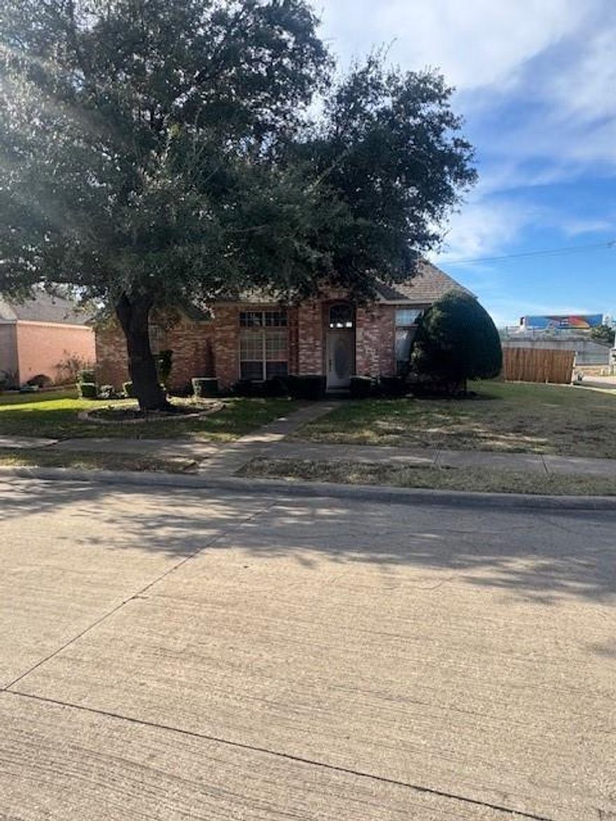 Welcome to this well-maintained 3 bedroom, 2 bathroom home located in a quiet, established neighborhood in Rowlett. This home has been lovingly cared for and is exceptionally clean, with solid bones throughout—making it the perfect opportunity for a family looking to add their own personal touches. Only light cosmetic updates are needed, allowing you to update at your own pace while living comfortably from day one. The spacious backyard offers plenty of room for kids, pets, gardening, or entertaining. With a functional layout, peaceful surroundings, and pride of ownership evident, this home is ideal for a buyer who wants to create their dream space rather than an investor project.