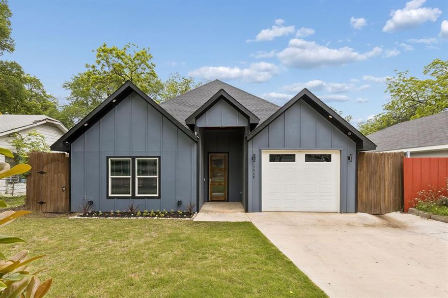 Welcome to 3038 Ramsey! This newer construction, modern farmhouse is perfectly situated in the heart of Dallas. Located just minutes from the all new Halperin Deck Park over I-35E, the new Target in redeveloping Wynnewood Village, and the Bishop Arts District, the area is booming with development. The home features 4 exceptionally large bedrooms with the front bedroom currently being used as a second living area. The split bedroom plan provides privacy for each space while offering ample communal space in the massive great room. Even better, this home features unexpected upgrades like Lutron smart switches with dimmers, tamper resistant plugs for those with little ones, an enormous back patio for hosting backyard bbqs, an 8' privacy fence of the fully sodded yard, and even expanded attic decking for extra storage (among so much more). Whether you're looking for an affordable home that offers an easy commute to Downtown Dallas, your first place, or an excellent investment opportunity in fast-developing East Oak Cliff, this property fits the bill. So come experience all that this jewel has to offer.