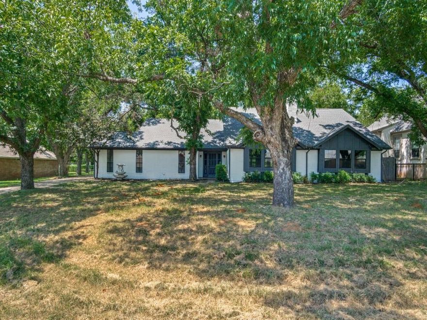 BEAUTIFULLY REMODELED HOME IN THE COVETED PECAN PLANTATION NEIGHBORHOOD!!! NEW roof installed in 2024 along with french drains and gutters added, brand new exterior color scheme and many other items fixed since last listed. This is a beautifully remodeled home with new paint inside and out, granite, custom tilework, wood flooring, stainless steel appliances, light and plumbing fixtures, and MORE. Pecan Plantation is a desired neighborhood with gated security, a golf course, stables, a marina with lake access and full service country club with amenities. This home sits on a gorgeous oversized lot with plenty of room for parking and entertaining in the backyard. When you walk into the entry, turn and see the decorative beam that runs over to the fireplace in and oversized living room. Head over through the dining room and into the updated kitchen with an island but not before you pass the sunroom off the back of the home. The master suite features a fireplace, dual vanities and an oversized shower and tub. Split floorplan and large laundry room.