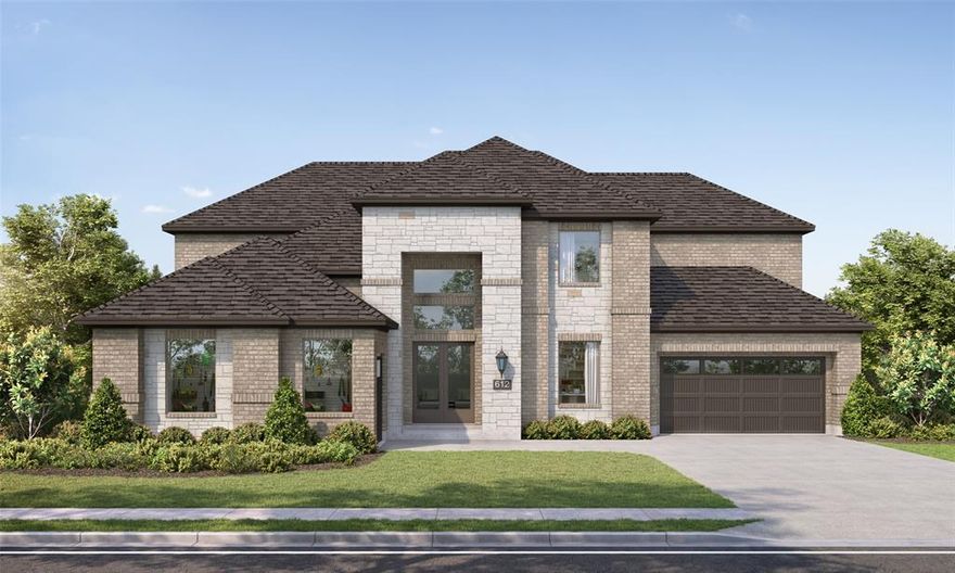 NEW CUSTOM HOME BY PARTNERS IN BUILDING. 
This stunning 4,601-square-foot custom residence offers refined two-story living in one of Heath’s most prestigious lakefront communities. Featuring 5 bedrooms and 5.5 baths, the thoughtfully designed floor plan blends luxury, comfort, and functionality.

The main level is ideal for everyday living and entertaining, showcasing a private office, elegant dining room, and a spacious living area that flows seamlessly into the heart of the home. A media room on the first floor provides a dedicated space for movie nights or entertaining, while the home’s open design creates an inviting, light-filled atmosphere.

The primary suite serves as a true retreat, complete with generous walk-in closets and a spa-inspired bath. Upstairs, a large game room anchors the second level, offering flexible space for recreation or relaxation, along with well-appointed secondary bedrooms.

Residents enjoy access to unparalleled community amenities, including a lakeside clubhouse, resort-style pool, fitness center, tennis and volleyball courts, on-site elementary school, championship golf course, jogging and hiking trails, an on-site restaurant, and lakefront living with a marina.

This home presents a rare opportunity to enjoy custom craftsmanship, resort-style amenities, and the tranquility of Heath living in an exceptional golf and lakefront setting.