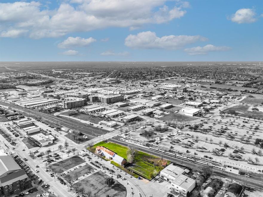 Pleased to offer for sale 1.089 acres of prime real estate in the heart of Downtown Rowlett. This property is home to a historic cotton gin, built in the 1920’s, encompassing approximately 3,500 square feet. While the condition of the cotton gin is unknown, it presents an excellent opportunity for adaptive reuse or complete redevelopment. Additionally, there is the potential to acquire previously proposed mixed-use redevelopment plans for The Gin on Main, which envisions a vibrant destination offering exceptional dining, retail, and entertainment within a historically significant structure. 

Situated at the northwest corner of Coyle Street and Martin Drive, this property benefits from a prime location just south of the Downtown Rowlett DART Station and within walking distance to key landmarks such as the Main Street Square, Rowlett Public Library, and Rowlett City Hall. With high daily traffic counts exceeding 36,000 vehicles and a growing daytime population of 309,843 within a 15-minute drive, this site offers a unique opportunity to develop a prominent entertainment destination for both Rowlett and the surrounding communities.