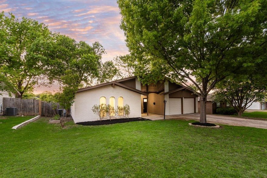 Owner financing is available with 10% down at 9.0% for 30 year amortization and 5 year term. ITIN or Self Employed welcome also. Come view this upgraded and updated stunner with 3 large bedrooms in desirable Grand Prairie ISD. Home has just received a long list of improvements and upgrades. Enjoy a modern style kitchen with white quartz counters, stainless steel appliances and shaker style cabinets.   The flooring in worry free luxury vinyl plank flooring.  Both bathrooms have been refreshed with new fixtures.  The HVAC system is an efficient new model.  The foundation has been repaired and comes with a warranty.There is a large back yard with large shade trees.
