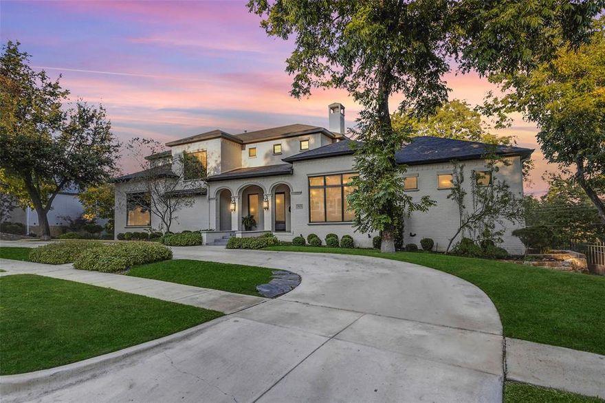 Stunning in every way! Newer build on a double lot in coveted Park Hill neighborhood. A gallery grand entry sets the tone for the sophistication found throughout the home. Formal living room perfectly situated with floor-to-ceiling stone fireplace. Chef’s kitchen, with open concept design, flows seamlessly into the family room, offering views of the terrace and beyond. Large Dining room complete with a built-in bar features a custom brass countertop. The extra-large primary suite is a private sanctuary with sitting area, a glamorous bath. Work from home in the front-facing office. The basement level offers endless possibilities with a huge game with a kitchenette. Double sliding doors lead to the resort-style backyard, pool, sunbathing areas, and covered patios with fireplaces. A 2nd primary suite will meet all your guests needs. Upstairs, 3-ensuite bedrooms, occupy their own wings. This home has been decorated and upgraded by a renowned decorator ready to be showcased. Main floor lives like a one story.