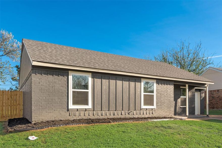 Beautifully remodeled 4-bedroom home with modern updates throughout! This move-in ready property features brand-new flooring, stylish fixtures, and updated appliances, along with fresh interior and exterior paint for a crisp, contemporary feel. The kitchen showcases elegant granite countertops and flows into a bright, open floor plan—perfect for both everyday living and entertaining—while still offering a defined, separate kitchen space. The thoughtfully designed layout includes a private primary suite set apart from the other bedrooms, providing added comfort and privacy. A convenient Jack-and-Jill bathroom connects the secondary bedrooms, ideal for family or guests. Step outside to a charming backyard—perfect for relaxing or hosting gatherings. Additional highlights include a brand-new roof and quality upgrades throughout.

This beautifully updated home combines comfort, style, and functionality—don’t miss the opportunity to make it yours!