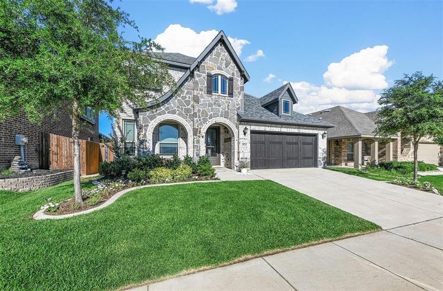 Located at 10224 Wild Berry Dr, this stunning two-story Bloomfield Homes residence offers the perfect blend of space, style, and functionality. Featuring 5 spacious bedrooms, a private office, 3 full bathrooms, and an additional half bath, this thoughtfully designed floor plan provides room for everyone. The primary suite is conveniently located on the first floor alongside the main living area, while a second expansive living room upstairs creates the ideal space for entertaining or relaxing.
Inside, you’ll find elegant architectural details throughout, including arched entryways, crown molding, decorative lighting, ceramic tile flooring, and a beautiful fireplace that anchors the main living space. The gourmet kitchen is designed for both everyday living and entertaining, complete with granite countertops, stainless steel appliances, abundant cabinetry, a large walk-in pantry, and a bright dining area. The refrigerator will remain with the home for added convenience.
The spacious primary suite serves as a private retreat with a luxurious en-suite bathroom featuring dual sinks, a garden tub, separate shower, and oversized walk-in closet. Upstairs offers four generously sized secondary bedrooms, including two connected by a convenient Jack-and-Jill bathroom, along with a large family room perfect for game nights or media space.
Step outside to enjoy the covered patio and beautifully maintained backyard, ideal for relaxing, entertaining, or spending time with family and pets. A full sprinkler system helps keep the lawn lush and green year-round.