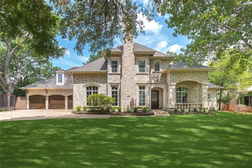 Newly Staged! Incredible two-story home in the heart of Manchester Estates.  In addition to the beautifully treed lot, the home includes 5 bedrooms with the master and guest suite downstairs, 5 full and one half bath, office, playroom, and an immense amount of storage.  The kitchen, bar, powder bath and stairs have been updated to a transitional style with light, bright finishes. The idyllic large backyard includes a pool and screened in porch as well as a large grass backyard.  Buyer to verify measurements and schools.