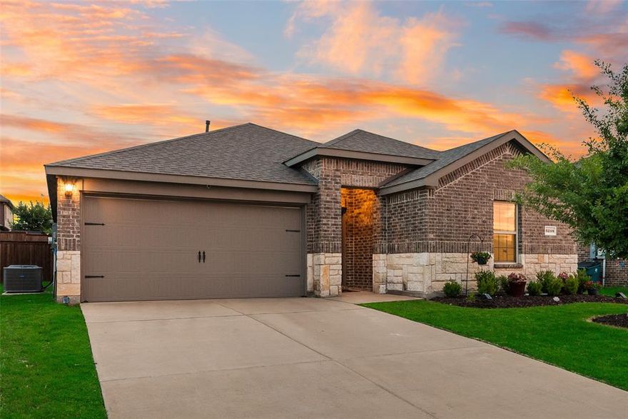 Welcome to 6208 Bracken Drive, a 2021-built single-story gem in the heart of Sutton Fields, one of Celina’s most sought-after master-planned communities and zoned to top-rated Prosper ISD. This meticulously maintained 4 bedroom, 2 bath home offers 1,737 sq ft of modern comfort, all on one level, and is priced to sell quickly. A rare opportunity in this neighborhood!

Step inside and discover an airy open-concept layout, complete with engineered hardwood floors, elegant decorative touches, and a custom mud bench to keep things tidy. The spacious living area flows effortlessly into a bright dining space and a chef-ready kitchen featuring granite countertops, a large center island with seating, stainless appliances, a walk-in pantry, and a refrigerator that stays.

The split-bedroom layout is ideal for families, guests, or those working from home. The private primary suite offers a generous walk-in closet and a sleek ensuite bath with a large shower and open shelving. Three additional bedrooms provide flexibility for kids, guests, or your dream office.

Outside, enjoy a large backyard with room to design your perfect outdoor oasis.

Living in Sutton Fields means access to two community pools, tennis courts, parks, playgrounds, and neighborhood events all with quick access to Frisco, Prosper, and major commuting routes.