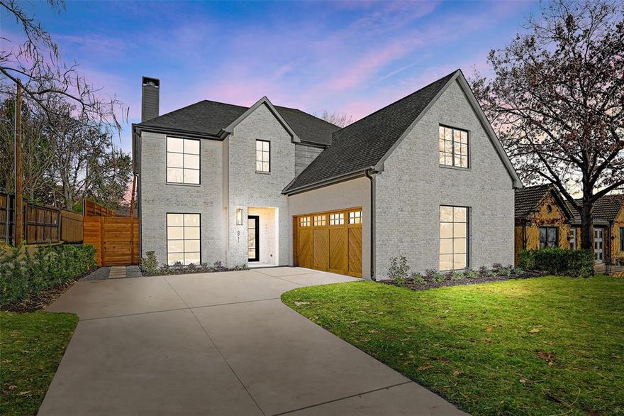 CLOSE TO COMPLETION - Experience the best of Lakewood Living. This magnificent modern transitional home, nestled on a corner lot in a peaceful street surrounded by the vibrant Lakewood restaurants and the sophisticated Country Club, is the epitome of sophistication and comfort. With its captivating design, this stunning home embodies the perfect balance of style and functionality. As soon as you step inside, you’ll be awed by the beauty and elegance of this magnificent space. The warm and inviting foyer sets the tone for the rest of the house and leads you into the spacious living areas that have been designed for both comfort and entertainment.