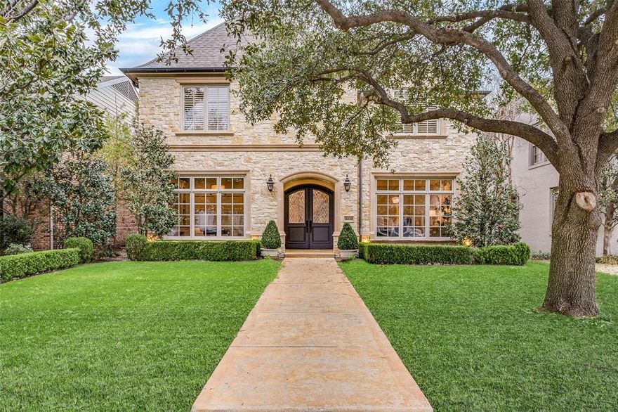 Nestled in the heart of University Park, this classic residence spans approximately 4,700 sqft, offering a timeless floor plan enriched with exquisite upgrades and thoughtful spaces. The lower level features an ensuite bedroom, study, family room, and a breathtaking kitchen with an oversized island, Sub-Zero refrigeration, wine storage, and a spacious walk-in pantry.  Upstairs, the primary suite showcases hardwood floors, a generous closet, and a tranquil bathroom with a tub and walk-in shower. Also, discover 4 bedrooms, each ensuite, along with an oversized laundry room featuring a sink and folding area. Step into the backyard retreat, complete with a sparkling pool and inviting turf area, perfect for entertaining or relaxation. With meticulous attention to detail and abundant storage throughout, this impeccably crafted home offers a perfect blend of sophistication and comfort in an unbeatable location.