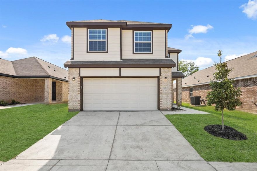 Love where you live in Christian Meadows in Ennis, TX! The Lowry floor plan is a spacious 2-story home with 4 bedrooms, 2.5 baths, and 2-car garage. The first floor offers the perfect space for entertaining with a peninsula kitchen open to both the living and dining areas! The gourmet kitchen is sure to please with 42-inch cabinetry, granite countertops, and stainless-steel appliances! Upstairs offers a private retreat for all bedrooms! Retreat to the Owner's Suite featuring double sinks with granite countertops, a sizable shower, and walk-in closet! Don't miss your opportunity to call Christian Meadows home, schedule a visit today!