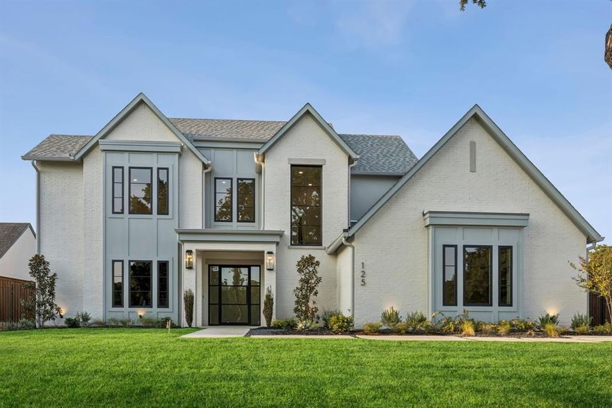 Custom built by M The Builders in Kellers's premier neighborhood of Greenway Park, featuring  a private sanctuary of trees, walking trails, and a pond with an exclusive fishing pier. .  Versatile floorplan on a heavily treed lot with 4 bedrooms, prep kitchen, up to 4 living areas including an upstairs game room and a separate study.  Large Gameroom next to downstairs bedroom makes for a versatile In Law Suite.  The kitchen is open to a spacious Family room which has a 16' sliding glass door access to outdoor living complete with fireplace. The front study closes off for privacy when working from home, making the perfect Zoom rm . Energy features include full encapsulation foam insulation.  Certified Master Builder.