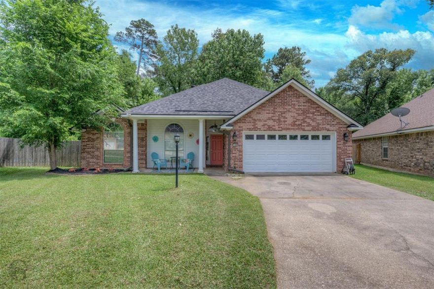 BEAUTIFUL, AFFORDABLE HAUGHTON HOME FOR SALE!!!! This 4-bedroom, 2-bathroom, 1,779 square foot home is located right in the heart of Haughton inside the much-desired gated community of Dogwood South!!! Situated in a cul-de-sac, this home is ready for its new owners! Besides the major curb appeal, this home offers a peaceful ambiance as you enter the home, with all of the natural light. The kitchen, dining room, and living room create a space that is warm and inviting. Enjoy the gas starting fireplace in the winter and host all occasions as the host with the most, as the deck on the extended covered back patio creates even more space for you to spend time with your loved ones! The remote primary bedroom is HUGE! The view to the backyard is its own oasis, just trees and greenery... SO SERENE! The primary bathroom is its own enchanting space complete with a jetted tub, a separate shower, dual sinks, and walk-in closet! This home comes with access to the community clubhouse, pool, tennis courts, walking trails, and pond for fishing!!! Moments away from Haughton and Bossier City shopping and restaurants, and close to Barksdale Air Force base!!! Schedule your showing for this amazing home today!