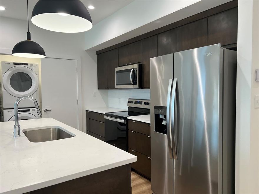 HOLIDAY SPECIAL: $500 off 2nd month rent if lease signed by 12-15-25. Luxury 1-Bedroom Apartment in the Heart of Waxahachie! Step into modern comfort with this recently built 1 bed, 1 bath luxury apartment, ideally located within walking distance of historic downtown Waxahachie—enjoy easy access to local dining, shopping, and entertainment. Inside, you'll find: open floor plan with luxury vinyl plank flooring throughout. Spacious kitchen with custom cabinetry, oversized island, and included appliances (fridge, washer, and dryer). Sparkling community pool and stylish cabana—like a vacation you never leave! Nestled in a small, intimate gated community, this apartment offers both privacy and convenience. Don’t miss your shot—schedule a showing today before someone else snags it first! Owner maintains lawn. Only 1 pet under 20lbs allowed with owner approval. In addition to rent, water is averaged monthly & billed separately through C21JFPM.