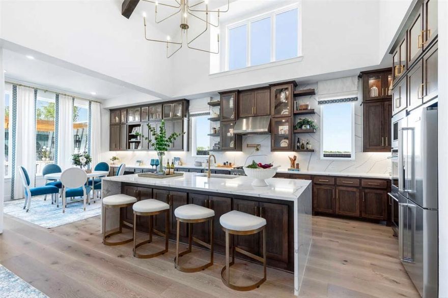 Extended Primary Suite, Fireplace (at Family Room), Wood beams in familyandgreat rooms, Extended Outdoor Living, Sliding Glass Doors (at Patio), Bedroom w Bath, Enhanced Pantry, Pet spa