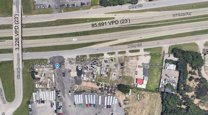 OWNER FINANCING AVAILABLE. Prime 11,413 sq ft vacant lot located along C F Hawn Freeway (U.S. 175) in Southeast Dallas. Zoned Commercial Service District, allowing for flexible commercial use. This high-visibility property offers a freeway frontage, ideal for businesses seeking strong traffic exposure. Positioned in the West Kleberg area near schools and other commercial developments, it presents a strong opportunity for investors or developers.