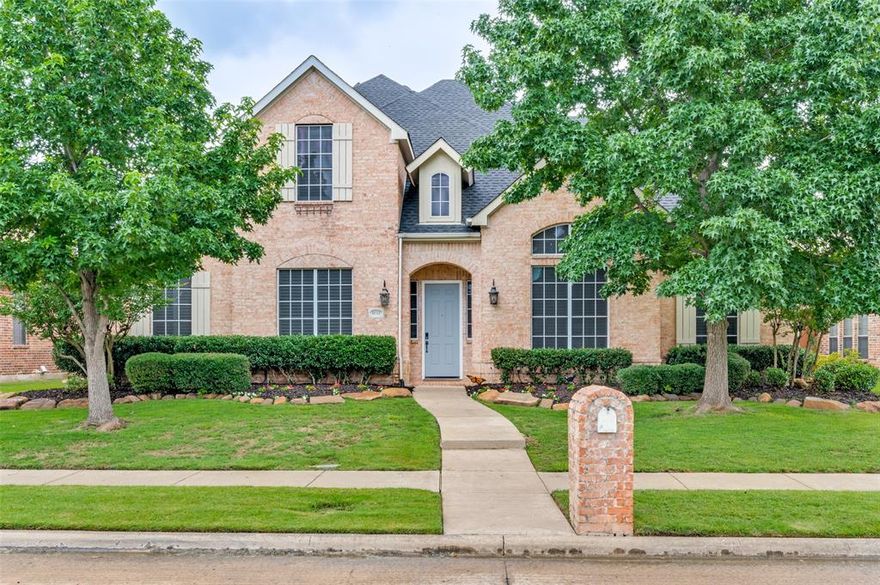 This beautiful spacious 2-story home offers 5 bedrooms and 4.5 baths in Frisco's highly sought after neighborhood of Eldorado Fairways At The Trail. Designed for both comfort and entertaining, this home features multiple living and dining areas, a game room, and a media room pre-wired for 11-speaker Dolby Atmos. The chef’s kitchen overlooks the living area and is equipped with quartz countertops and backsplash (2023), a professional-grade stove and vent, and KitchenAid appliances (2022) all centered around a large island and a bonus butler’s pantry.
Downstairs, enjoy a private primary suite with bay window sitting area, a guest bedroom with full bath, and a study with custom built-ins. Upstairs offers two bedrooms with a Jack & Jill bath, plus a fifth bedroom with its own en-suite. 
Updates include 9-ft wide luxury vinyl plank flooring on the first floor (2022), a new roof (2022), and modern finishes throughout. 
Ideally located just minutes from shopping, dining, the lake, Stonebriar Mall,  top-rated schools and major highways Dallas North Tollway and HWY 121. Walk to nearby parks, playgrounds, and community amenities. This home is the perfect blend of style, space, and location.