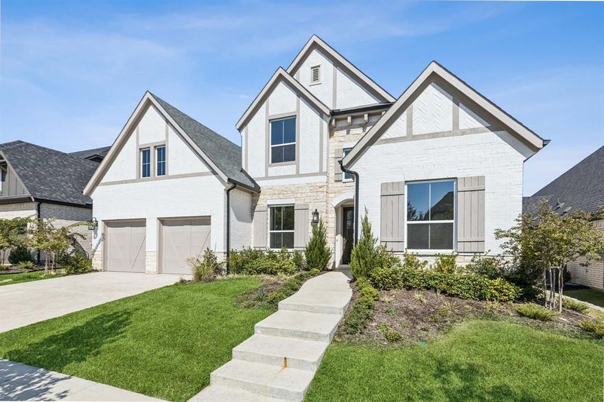 RISLAND HOMES 5205-A home design.  Welcome to this exceptional new construction home in Mantua, perfectly positioned across from the dog park and within walking distance to the community's premier amenities.  Designed for both everyday comfort and upscale living, this home features a spacious 28'x17' living room with fireplace and open concept layout that flows seamlessly into the gourmet kitchen.  Enjoy KitchenAid appliances, a morning kitchen and a luxurious primary bath.  Most bedrooms offer the privacy of a full ensuite bath.  A dedicated study provides ideal work-from-home space, while upstairs you'll find both a game room and media room for endless entertainment.  Additional highlights include a tandem garage, tankless water heater, oversized utility room with sink and second refrigerator hookups, and a huge covered patio perfect for outdoor living.  A rare blend of space, luxury and location!  MOVE IN READY NOW!