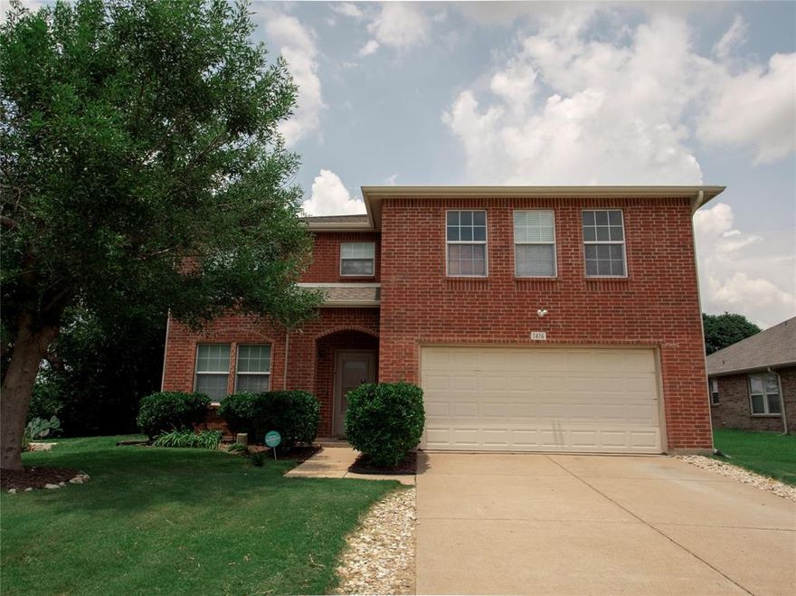 ***PRICE REDUCED!*** Come and see this brick, 2 story, just waiting for your family to call it HOME!! This 5 bedroom, 3 bathroom features a nice kitchen with tons of cabinets and a pantry, 3 living areas, and a dining area making a perfect space for family gatherings or entertaining guests!   Large fenced backyard to relax and watch your your pets or children play.  Located in a nice community within close proximity to a park, and just minutes from all that Burleson offers! DONT MISS THIS GREAT OPPORTUNITY come see this beautiful home now!