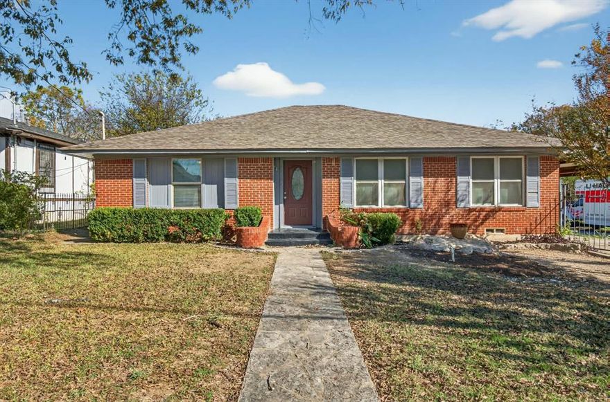 Turnkey Cash-Flowing Investment Near Downtown Dallas
Investor’s dream opportunity! This beautifully renovated, income-producing property comes with tenants already in place, delivering immediate cash flow from day one. Whether you’re expanding your portfolio or securing your first performing asset, this one checks all the boxes.
The home has been thoughtfully updated with durable wooden flooring throughout, creating a modern yet low-maintenance living space ideal for long-term tenancy. The kitchen has been fully refreshed with stylish upgrades, offering both functionality and visual appeal, while the bedrooms feature contemporary finishes that attract and retain quality renters.
Nestled in a quiet, mature neighborhood, the property offers the perfect balance of residential charm and urban convenience. Located just 7 minutes from Downtown Dallas, tenants enjoy quick access to major employment hubs, entertainment, dining, and transportation corridors — a key driver for consistent rental demand.
Highlights Include:
• Tenant-occupied – instant rental income
• Renovated interior with wooden floors
• Updated kitchen with modern finishes
• Upgraded bedrooms and living spaces
• Located in an established, high-demand neighborhood
• Only 7 minutes to Downtown Dallas
• Ideal turnkey addition to any investment portfolio
* Ptoperty has 6 bedrooms and 3 Bathrooms with a kitchen 
Opportunities this close to downtown with built-in cash flow are rare. Secure a performing asset in one of Dallas’s most strategically located rental corridors.