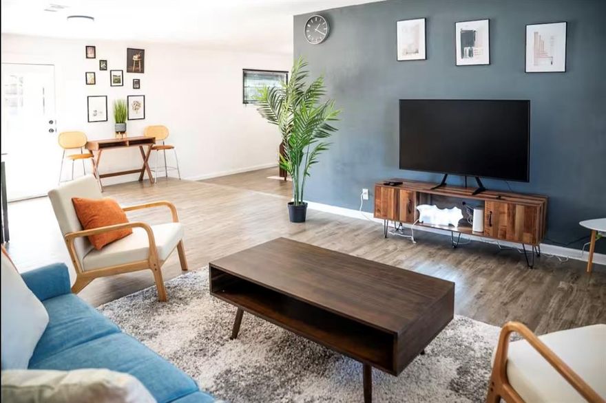 Amazing opportunity for a private residence OR an Airbnb! Seller is willing to sell fully furnished with the right offer. Step into this stunningly updated home where modern design meets cozy charm. Thoughtfully renovated with exceptional attention to detail, this open-concept floor plan is perfect for entertaining while still offering a warm and inviting atmosphere. Featuring 3 spacious bedrooms, 1.5 stylish bathrooms, and a convenient 2-car garage with double doors, this home sits on a generous 0.22-acre lot in a quiet neighborhood with no HOA. Ideally located near Hwy 820 and 377, you're just minutes from the Birdville ISD stadium—perfect for enjoying local football games—and less than a quarter mile from the popular Fossil Creek mountain biking trail for outdoor adventure lovers. Whether you're a first-time buyer or simply looking for the perfect home in a fantastic community, this one checks all the boxes. Don’t miss your chance—schedule your showing today! Airbnb financials in the Transaction desk.  Furnishings included with acceptable offer.