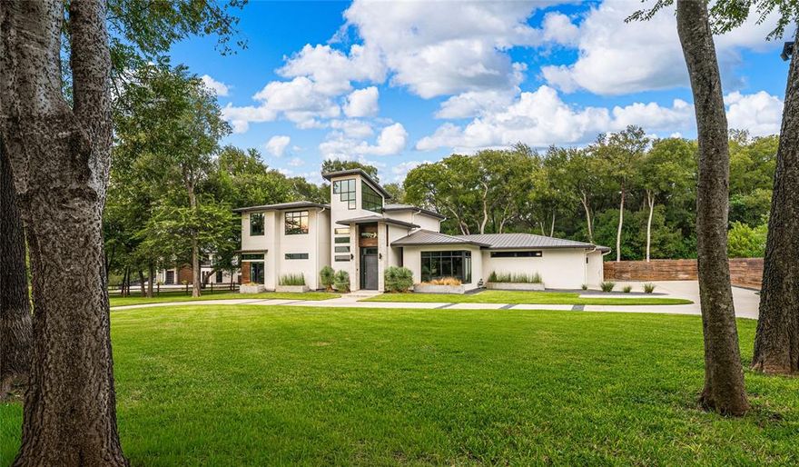 Set in the treasured Cloisters neighborhood at Cameron Park , this standout, former Parade of Homes residence showcases avant garde design, distinctive style, and duende rarely found in Central Texas.  Carefully curated by its single, well traveled owner; the home was commissioned without concern for cost with a single mandate: intrigue.   ~   Four bedrooms, an office, and three bathrooms across nearly 3,400 square feet are highlighted by the home's soaring ceilings, walls of glass, and fantastically open floorplan.  Conjuring an inviting, welcoming atmosphere that's light, airy, and spacious while still soliciting high drama, each room is intentional and defined in its purpose yet seemingly integrated in the adjoining space.  Few homes so seamlessly merge spaces, yielding an ultimate flexibility without feeling messy or worse, as if the home is just one, big, giant box.   ~   Here, instead, each space is framed by an architectural element that's as subtle as it is sophisticated: the peak of the pool past the firepit, magnificent fireplace mantle, book matched cabinetry, and chic fixtures all play in concert to envelope the entrant in a serene calm that's curious if not inspired.  The main floor hosts two bathrooms, an office, and the primary suite; thus requiring no other accommodation by most.  Upstairs, three bedrooms and a bathroom round out guest, gym, or media space possibilities with stellar views and similarly stylish settings.   ~   Outside, the half acre (plus) lot is tidy and private.  Just steps from the best hiking and biking trails in Texas, this prized proximity to Cameron Park is worth the asking price alone.  A private community tennis court and short drive to Baylor University and downtown Waco ensure that there's no place more desirable in all of Wacotown.   ~   A true 'one of one', this is an exceptionally unique opportunity to acquire a distinctive property well below the cost of duplication.   ~   Interested?  Immediate inquiry is advised.