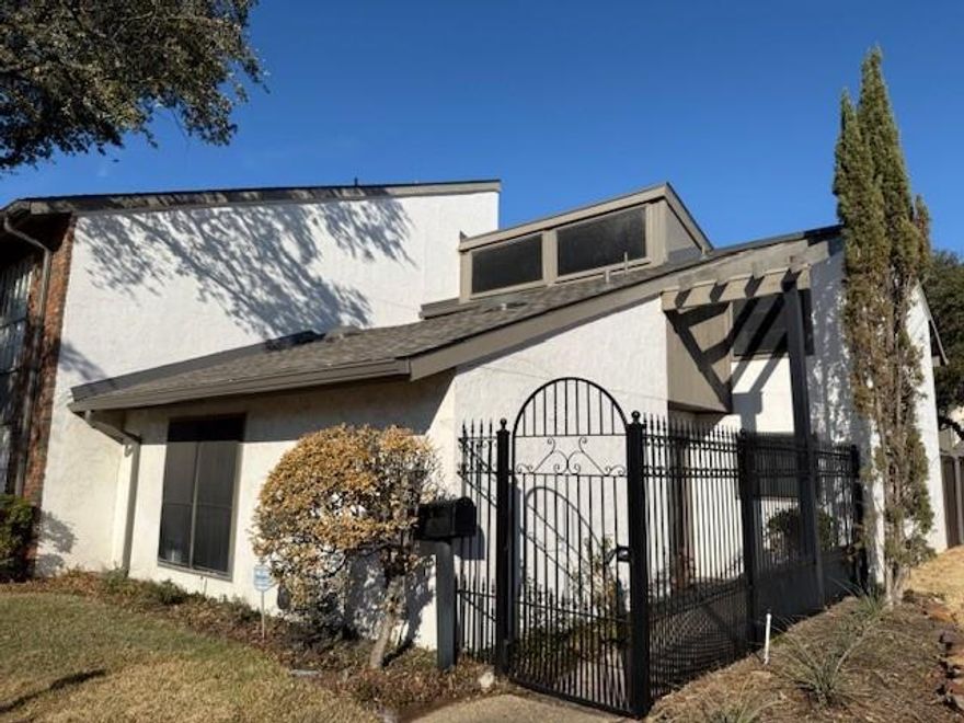 Experience easy living in this inviting 3-bedroom, 2-bath home. With 1,684 sq. ft. of well-designed space, this home blends modern updates with a comfortable feel. Step inside to a bright, open living room centered around a warm fireplace—ideal for unwinding or hosting guests. The updated kitchen offers granite countertops, stainless steel appliances, and generous cabinet space. Outside, you’ll find a detached 2-car garage and a 4,443 sq. ft. low-maintenance lot, giving you both convenience and privacy. Located in the established Chimney Hill community and served by Richardson ISD, this property offers quick access to shopping, dining, and major highways.