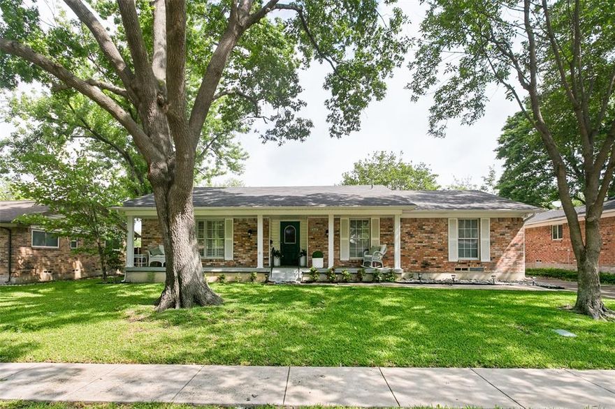PIER AND BEAM FOUNDATION! Delightful drive up with tall trees, lovely landscaping and a welcoming front porch. Step into 1876 square feet (Dallas CAD) of totally refreshed and updated rooms that invite you to come in and stay awhile. KITCHEN REDONE 2019. The formal dining room is large enough for family gatherings and special celebrations that flow into the open concept living area and completely remodeled kitchen! Cabinetry is customized with thoughtful features for convenience and Kitchen Aid appliances will elevate cooking to the next level. Leathered granite countertops are simply stunning. The woodburning fireplace in the living room adds to the warm ambiance of the room and easy care wood type vinyl flooring with a neutral palette are a perfect backdrop for any design. Just beyond the living room is a versatile room that could be a home office, library or play room with access to the backyard deck. The primary suite is large with built ins for extra storage. The en suite bath has been redone with a glass shower enclosure and tile floor. The hall bath is also updated with tile floors and tub surround. Beautifully maintained with roof replaced in 2018 and HVAC in early 2019. The ideal Richardson location is close to schools and just a few blocks to UTD! With all the right rooms in all the right places, this home offers everything you need and all the things you want to make this address your NEW address.
