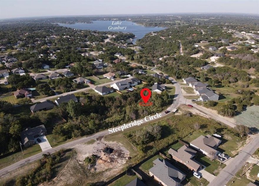 Flat land with no elevation changes. Perfect lot to build a dream home or an investment property - neighborhood allows rentals (long-, medium-, and short-term). 0.3153 acre (13,732 sq. ft.) lot. Property is near Lake Granbury, Brazos River, H-E-B, and the Historic Granbury Square. The HOA amenities include 24-hour gate service, 2 pools, 2 parks, a small pond with a fishing pier, 2 boat docks, and a tennis and basketball court!