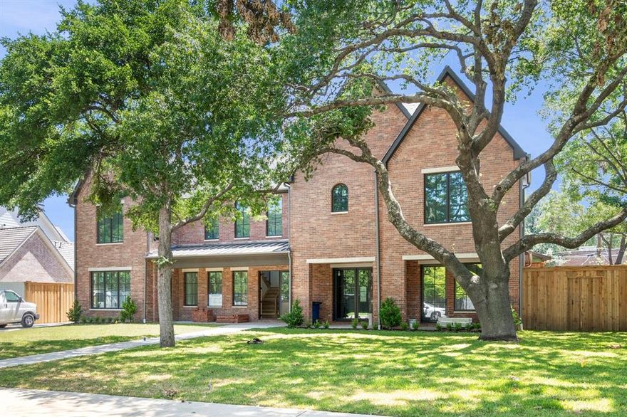 Overland Custom Builders is proud to present 10314 Gooding Drive, a stunning luxury custom home. Set on an oversized lot with mature trees, this 6,220 sqft home is unsurpassed in quality, durability, and livability. Walk to ESD, or enjoy a short commute to all of Dallas' best dining, shopping, and private schools.
Perfectly suited for multi-generational living with a downstairs primary suite, along with an office and private guest suite downstairs and 3 generously sized en-suite bedrooms plus a bonus room and home gym space upstairs. The home boasts high-end features like a chef's kitchen, outdoor living area with fireplace and built-in grill, 3-car garage, and more. Built to last with advanced engineering and framing, closed-cell foam insulation, air filtration system, and a generator. Come experience luxurious living in Dallas' private school corridor!
Photos are artists renderings. Buyer and Buyer's agent to verify all information listed.