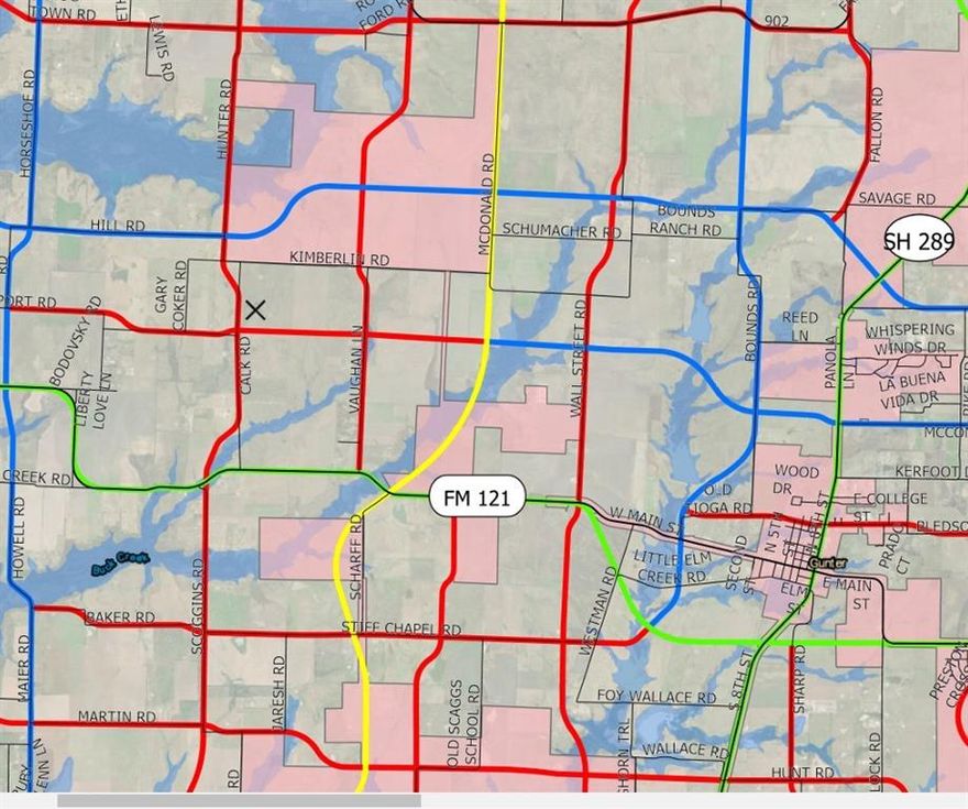 Great investment tract for the future growth to come. This land offers multiply opportunities for future development. Close to the Tollway extension and close to a planned minor arterial road running east and west. Prime property for Investment. The property is in ag exemption. This is a 20 Ac tract on the North end of Calk Rd. This property has more land to purchase, making a total of 100 Ac.