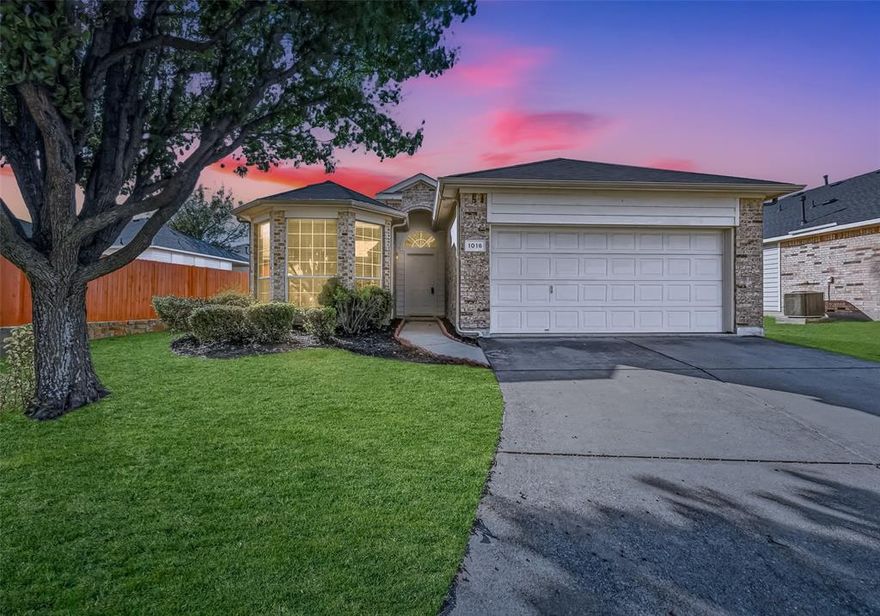 **Welcome home to a classic Fort Worth charmer where comfort, style, and convenience meet.**
Tucked away on a peaceful cul-de-sac in East Fort Worth, this three-bedroom, two-bath home offers an inviting open layout designed for modern living and easy entertaining. Inside, you’ll find fresh paint throughout, beautifully re-stained kitchen cabinets, and a space that feels bright, clean, and move-in ready.

The updates continue outside with a NEW roof, giving peace of mind for years to come and insurance savings! The large quarter-acre backyard is a true highlight—ready for a pool, outdoor kitchen, garden, or simply room to play and unwind.

Set in a quiet, established neighborhood, this home offers a quick commute to downtown Fort Worth or the Arlington entertainment district, putting dining, shopping, and fun just minutes away.

With its timeless style, thoughtful updates, and unbeatable location, this move-in-ready gem is waiting for you to make it home.